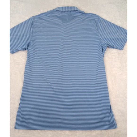 Peter Millar Summer Comfort Shirt Men's XL Blue Striped Polo Shirt Golf *Read - Picture 10 of 10